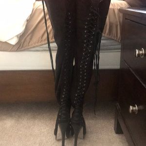 BEBE over the knee boots